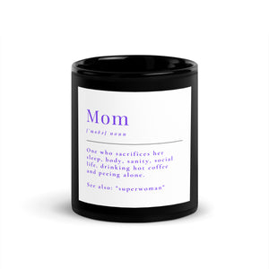 Black Glossy Mug